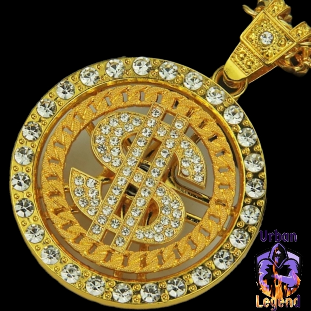 *NEW* Spinning Dollar Pendant - Picture 3 of 13